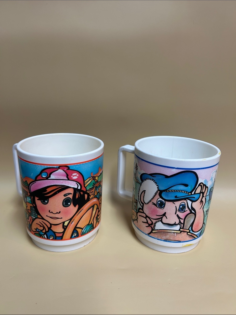 Vintage Passe-Partout Grand-Papa Bi et Ti-Brin mug  Character Animated Tv Show